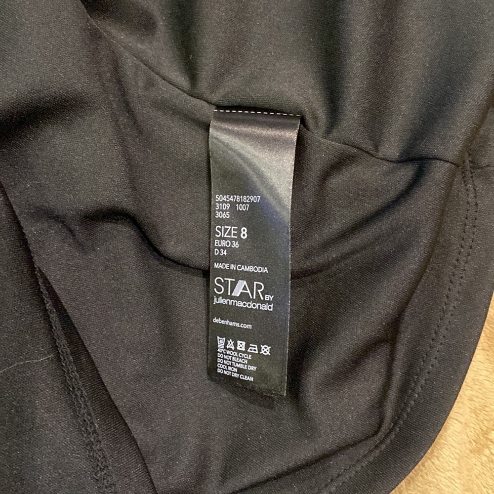 NWT STAR by Julien Macdonald Fit & Flare Dress Size 8 - Picture 7 of 8